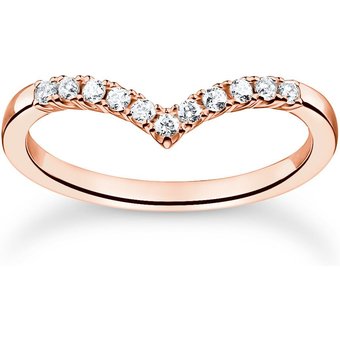 Thomas Sabo Ring - V-Shape - TR2394-416-14