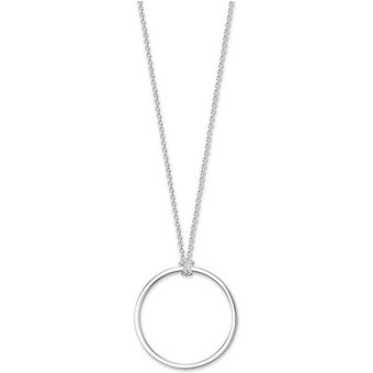 Thomas Sabo Halskette - Charm Club - Kreis Silber - X0252-001-21