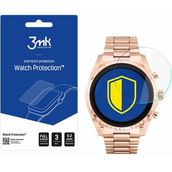 Satz von 3 Hybridgläsern für Uhren 3MK Michael Kors Gen 6 Bradshaw FlexibeGlass