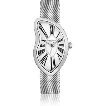 Damenuhr Clare Moss Old money white Mesh