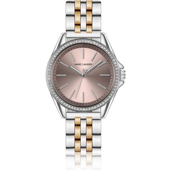Edelstahlarmbanduhr für Damen Marc Lauder St. Tropez