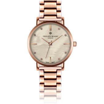 Silberne Uhr Philipp Blanc Lausanne