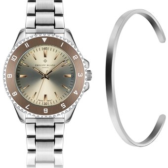 Uhr und Armband aus Silber Philipp Blanc Avenches