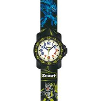 Dark Beast Armbanduhr für Jungen, Metall, Textil