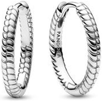 Sterlingsilber Damen Creolen, Moments-Kollektion
