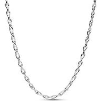 Infinity Gliederkette für Damen, 925er Silber, Moments