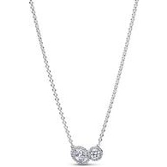 Damenkette Timeless aus Sterlingsilber mit Zirkonia
