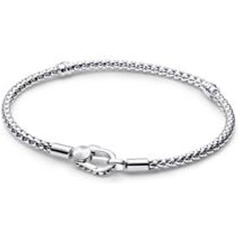 Nietenarmband für Damen, Moments, 925er Silber