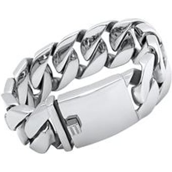 Massives Armband aus Edelstahl