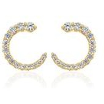 Ohrstecker für Damen aus Gold mit Lab Grown Diamanten