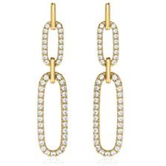 Ohrschmuck für Damen aus Gold mit Lab Grown Brillanten