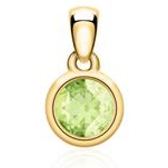 Peridot Anhänger für Ketten aus 585er Gold