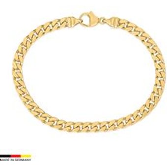 14 Karat Gelbgold Panzerarmband, 4,8 mm
