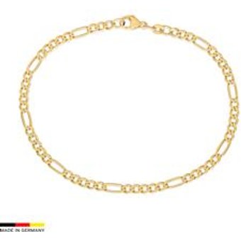 Figaroarmband aus 14-karätigem Gold, 2,8 mm