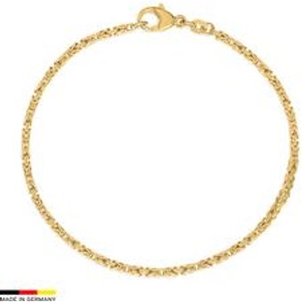 Königsarmband aus 14 Karat Gold, 1,8 mm