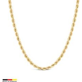 Kordelkette aus 585er Gelbgold in 4 mm Stärke
