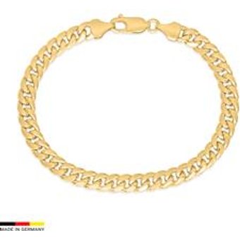 585er Gold Panzerarmband, 6 mm breit