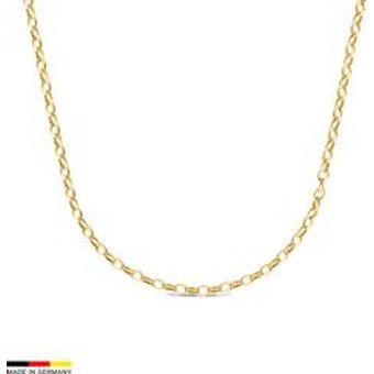 4,5 mm breite Ankerkette aus 14 Karat Gold