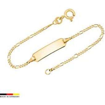 333er Goldarmband: ID-Armband Gold 14cm
