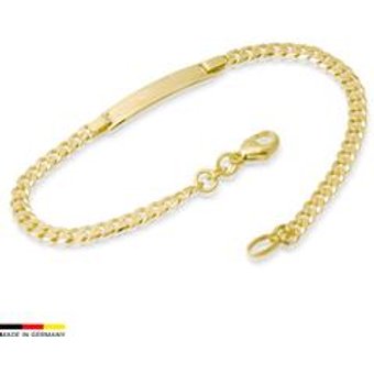 333er Goldarmband: ID-Armband Gold 19cm