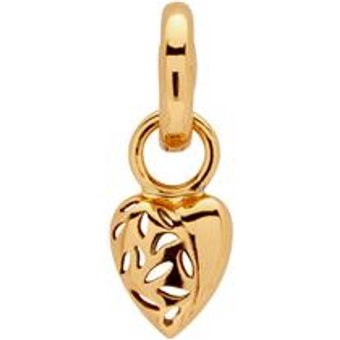 Vergoldeter 925 Silber Clip Charm