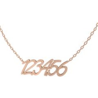 Personalisierte Kette Numbers