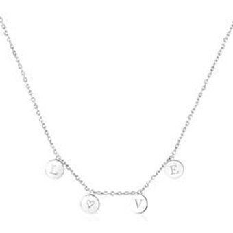 Personalisierte Kette Plate-Long
