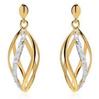 Ohrstecker aus 585er Gold mit Diamanten