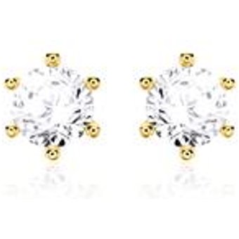 Ohrstecker aus 14K Gold mit Diamanten