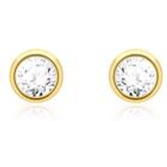 Diamant Ohrstecker für Damen aus 585er Gold