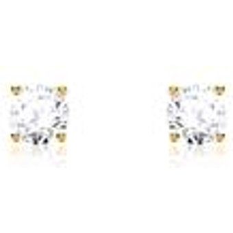 Damen Ohrstecker aus 585er Gold mit Diamanten