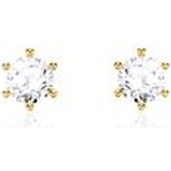 Damen Ohrstecker aus 585er Gold mit Diamanten