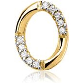 585er Gelbgold-Anhänger 10 Diamanten