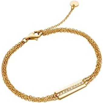 Armband Luna Edelstahl vergoldet mit Zirkonia