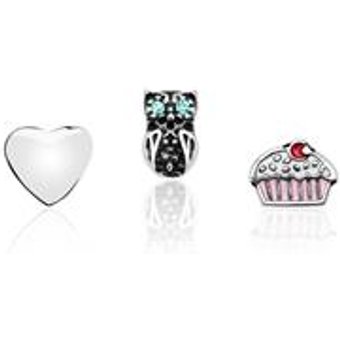 Floating Charm Set aus 925er Sterlingsilber