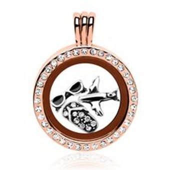 Charm Starterset Reise mit Medaillon rosé FSS0006