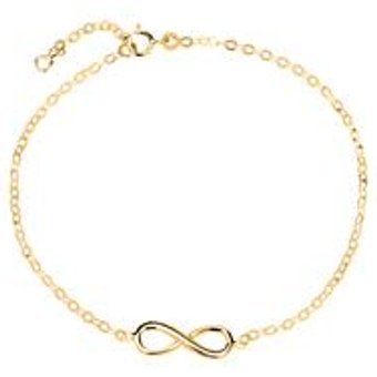 585er Gold Armband Unendlichkeitszeichen