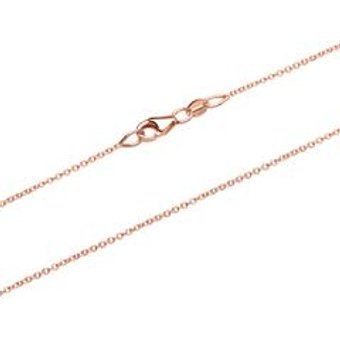 Roségoldene Ankerkette aus 585er Gold