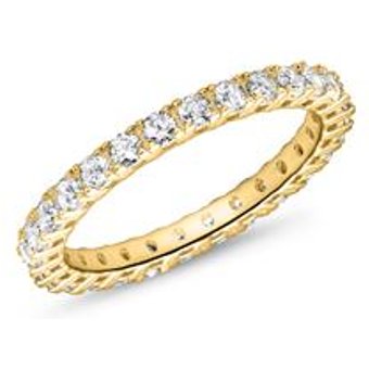 Eternityring für Damen aus 333er Gold mit Zirkonia