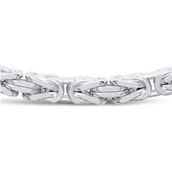 Herrenarmband aus Sterlingsilber, 5,7 mm