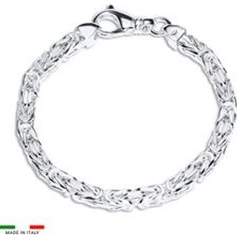 925 Silberarmband: Königsarmband Silber 6mm