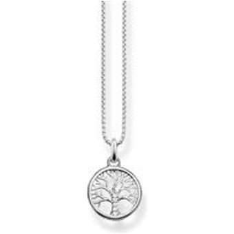 Kette 925er Sterlingsilber Lebensbaum mit Zirkonia