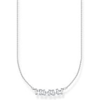 Kette aus 925er Sterlingsilber mit weißen Zirkonia