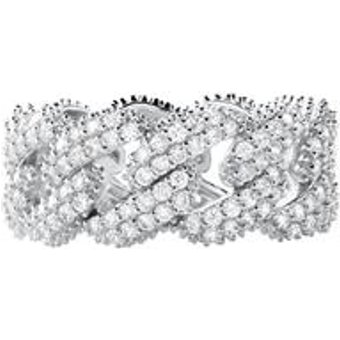 Damenring aus Sterlingsilber mit Zirkonia