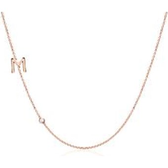 585er Roségold Kette Buchstabe mit Brillant