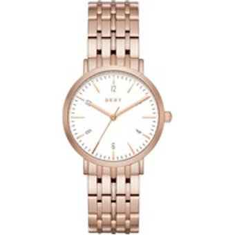 Damenuhr roséfarben mit Gliederarmband