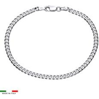 925 Silberarmband: Panzerarmband Silber 3mm