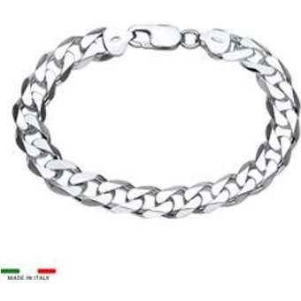 925 Silberarmband: Panzerarmband Silber 9mm