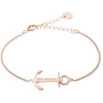Anker Armband für Damen aus Edelstahl, rosévergoldet
