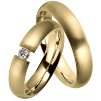 Trauringe Gelbgold 5mm